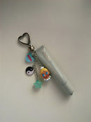 Chaveiro Rhode peptide batom sem fragrância Crybaby loira exclusivo Tailândia