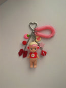 Sonny Angel morango amor macaco rosa